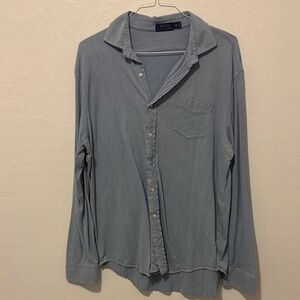 Polo by Ralph Lauren Pale Blue Casual Button-Down Shirt